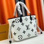 Louis Vuitton Neverfull Mm 31Cm Begie And Black M46039 - Image 3