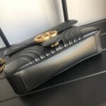 Summer Set: Gucci Marmont Medium Matelassé Shoulder Bag And Mamon Gg Gold Logo Belt - Image 3