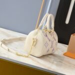 Louis Vuitton Speedy Bandoulière 20 Bag Off White And Lavender 20Cm - Image 3