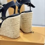 Louis Vuitton Helios Wedge Espadrille Marine 1AHLKQ - Image 5