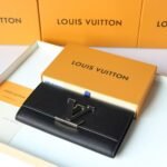 Louis Vuitton Capucines Long Wallet Black 20Cm - Image 4