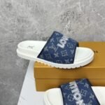 Louis Vuitton Miami Mule Denim Blue - Image 5