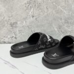 Louis Vuitton Miami Mule Denim Black - Image 4