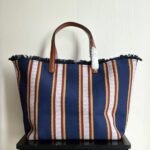 Gucci Embroidered Large Canvas Tote Bag In Dark Blue And Multicolor 37Cm 818779 Faef8 8796 - Image 3