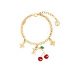 Louis Vuitton X Murakami Cerise Bracelet Gold M1691A