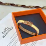 Hermes Mini Clic Kelly Bracelet Yellow And Rose Gold H200004FO68GM - Image 3