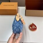 Louis Vuitton Pochette Valley Denim Blue 20Cm M13571 - Image 5