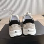 Chanel Sneaker Light Gold Light Gray And Black G46609 B21320 U2404 - Image 6