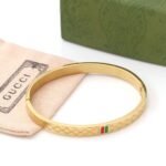 Gucci Cuff Bracelet Gold - Image 2
