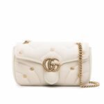 Gucci Gg Marmont Small Shoulder Bag White 26Cm 443497 Aacpg 9206