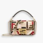 Fendi Baguette Mini Bag Fabric Multicolor 18cm 8BS017ANH4F1Q6O