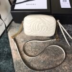 Gucci Gg Marmont Small Camera Bag White 24Cm 447632 Dtd1T 9022 - Image 8
