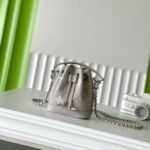 [Super Vip 1:1] Louis Vuitton Nano Noé Brume Gray And White Quartz 16Cm M14224 - Image 2