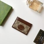 Gucci Interlocking G Slim Cardholder Brown 10Cm - Image 2