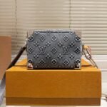 Louis Vuitton Mini Soft Trunk Bag Monogram Denim Dark Blue 19Cm - Image 3