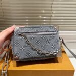 Louis Vuitton Mini Soft Trunk Bag Monogram Denim Dark Blue 19Cm - Image 5