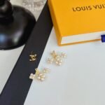 Louis Vuitton Lv Floragram Earrings White Gold - Image 5