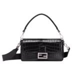Fendi Baguette With Ff Clasp Black 18Cm 8Br600Anwrf1Cfj