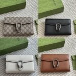 Gucci Dionysus GG Supreme Chain Wallet Beige And Ebony 20Cm ‎401231 KHNSN 8642 - Image 3