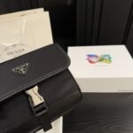 Prada Re Nylon And Saffiano Leather Smartphone Case Black 14Cm 2Zh108 2Dmh F0002 - Image 5