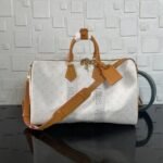 Super Vip 1:1 – Louis Vuitton Keepall Bandoulière 45 Off White 45Cm M14838 - Image 2