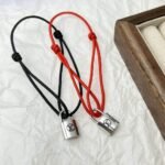 Louis Vuitton Silver Lockit Bracelet Red Qa5078 - Image 4