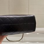 Chanel Shopping Bag Suede Leather Gold Tone Mental Beige And Black 36Cm As5657 B20827 U1536 - Image 5