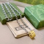 Gucci Necklace Gold And Silver - Image 6