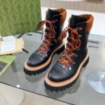 Gucci GG Quilted Ankle Boots Black - Image 2