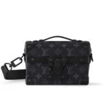 Louis Vuitton Soul Trunk Bag Monogram Black 19Cm M11743