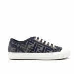 Fendi Domino Ff Denim Low Top Sneaker Blue