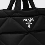 Prada Padded Re Nylon Tote Bag Black 35Cm 2VG082 2DXR F0002 V OOO - Image 5