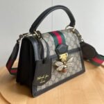 Gucci Queen Margaret GG Small Top Handle Bag Black 25Cm - Image 3