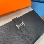 Hermes Bearn Wallet Epsom Black 17cm H039785CC89 - Image 5