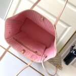 Gift Set: Louis Vuitton Neverfull Mm Rose Pink 31Cm N41605 And Victorine Wallet Rose Ballerine Pink 12Cm N64022 - Image 4