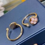 Gift Set: Louis Vuitton Sunset Washed Pink 27Cm And Color Blossom Mini Sun Ring Pink Gold - Image 4