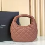 [Super Vip 1:1] – Saint Laurent Icarino In Quilted Nappa Hortensia Pink 17Cm 851689Aaang5036 - Image 3