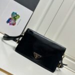 Prada Leather Shoulder Bag Black 23Cm 1Bd082 2Cyr F0002 V Dvj - Image 2