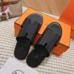 Hermes Izmir Sandal Black H222845Zh01430 - Image 4