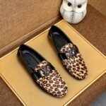 Louis Vuitton Loafer Leopard Pattern Black - Image 2