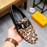 Louis Vuitton Loafer Leopard Pattern Black - Image 3