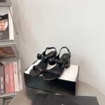 Chanel Sandals Black G46192 B18985 94305 - Image 2
