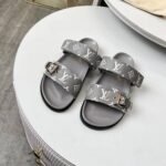 Louis Vuitton Bom Dia Flat Comfort Mule Gray 1Agxv3 - Image 2
