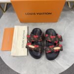 Louis Vuitton X Takashi Murakami Mule Plano Pool Pillow Comfort Chocolate Brown 1Ahme4 - Image 2