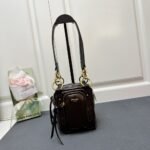 Prada Dangle Top Handle Mini Bag Brown 14Cm - Image 2