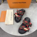 Louis Vuitton X Takashi Murakami Mule Plano Pool Pillow Comfort Chocolate Brown 1Ahme4 - Image 3