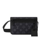 Louis Vuitton Bosphore Wearable Wallet Monogram Eclipse Canvas Black 19Cm M12599