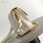 Super Vip 1:1 – Louis Vuitton Dauphine Soft MM Bag White 24Cm M25050 - Image 3