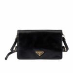 Prada Leather Shoulder Bag Black 23Cm 1Bd082 2Cyr F0002 V Dvj