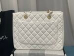 Chanel Bolsa Grand Tote Bag White 33cm - Image 6